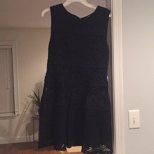 LBD worn once. Beautiful black lace overlay